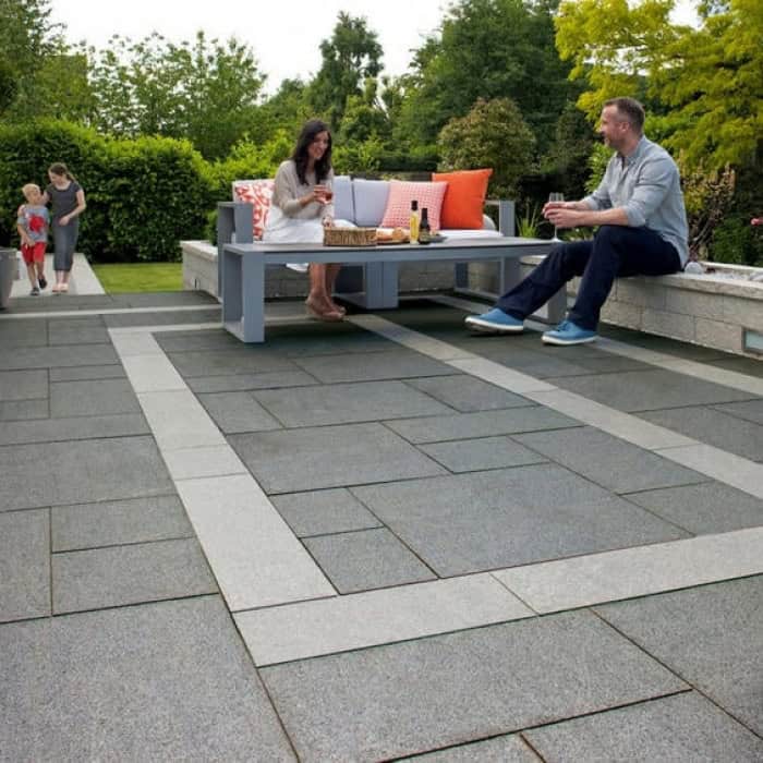 Granite Coping stone on floor and wall