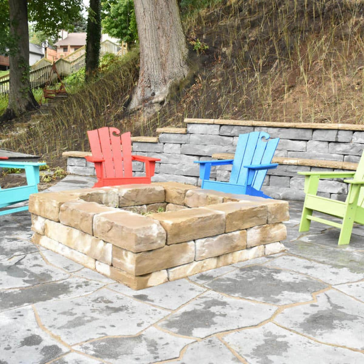 High format grand flagstone kodah wall