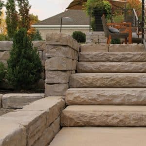 Tan dimensional steps