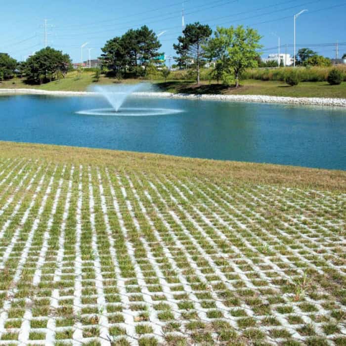 Turfstone Around pond